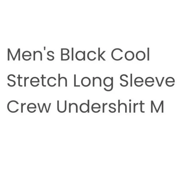 SOLD
‼️NWOT: Pact Organic Cotton Men’s Cool Stretch Black Long Sleeve - M - Picture 2 of 5